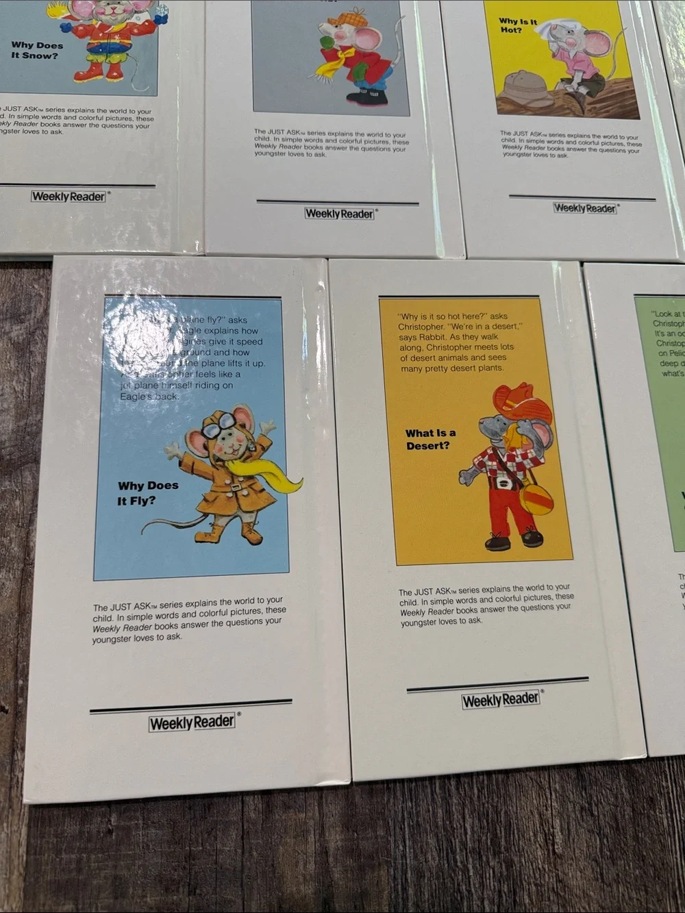 Vintage Weekly Reader Just Ask Educational Children’s Hardcover Books Lot Of 20